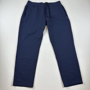 Public Rec All Day Every Day Joggers Elastic Waist Sweats Navy Blue Mens 36x30